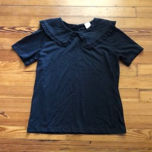 NWOT H&M collar top size small